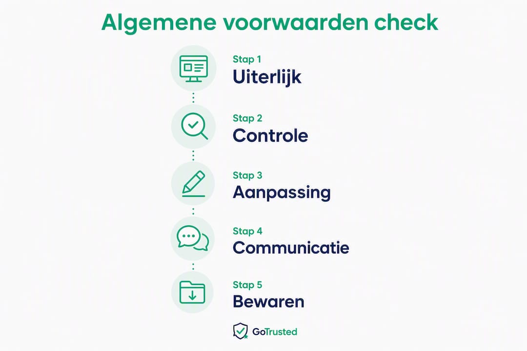 Overzichtelijke infographic: zo check je stap voor stap de voorwaarden