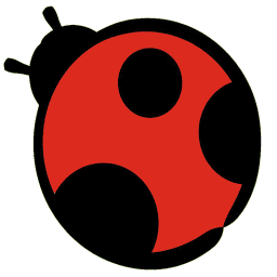 Rood met Zwarte Stippen